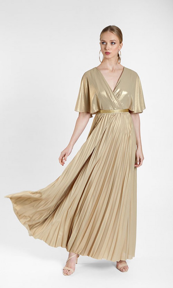 abito lungo oro