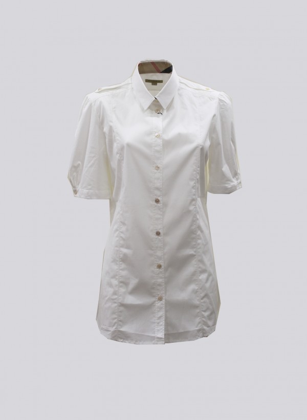 burberry camicia bianca