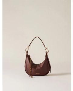 Borbonese 923527AV9J63 Oyster hobo petite brule