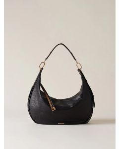 Borbonese 923528AV9100 Oyster hobo medium black