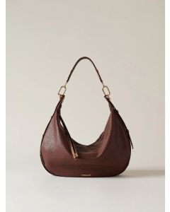 Borbonese 923528AV9J63 Oyster hobo medium brulé