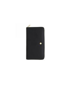 Borbonese 930111I61100 P.foglio large zip around di pelle