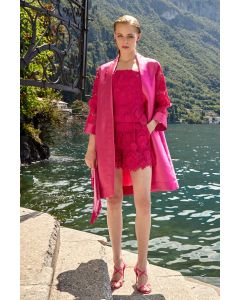 Clips - Short in pizzo fuxia