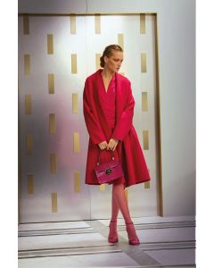 Clips T9226787075 Cappotto tessuto Double Rosso