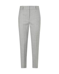 Eleventy Milano - Pantalone slim lana poliammide lurex grigio chiaro melange