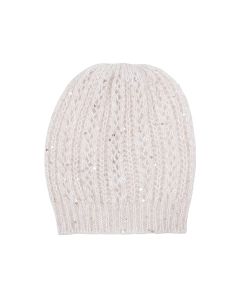 Eleventy Milano J86CPLJ01_MAG0J049_00 Cappello cotone kid mohair seta lurex avorio