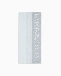 Emporio Armani EW003370AF20580FC011 Stola a bande verticali multicolor nero