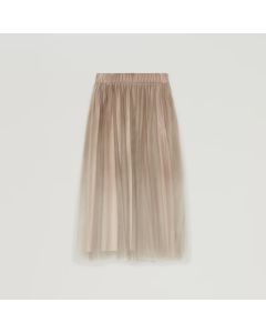 Fabiana Filippi - Gonna in tulle, grigio nebbia