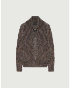 Fabiana Filippi - Bomber in velour, onice