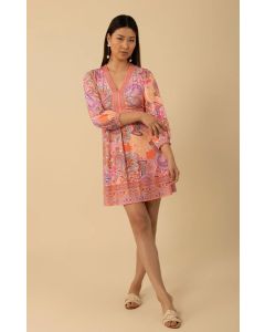 Hale Bob - Abito Remy in jersey rosa