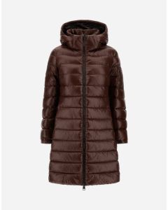 Herno - Giaccone in nylon lucido testa di moro