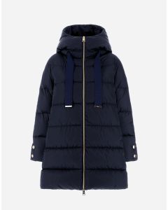 Herno - A-Shape in satin blu