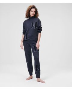Karl Lagerfeld - KL Monogram lupetto in cashmere
