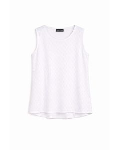 Linea Cinque - Top giromanica bianco