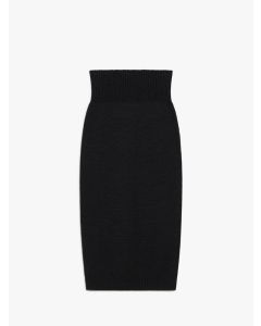 Max Mara - Gonna in lana seamless MELK antracite