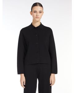 Max Mara - Giacca in viscosa crêpe KIOTA nero
