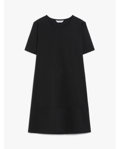 Max Mara - Abito svasato in jersey tecnico HAMBURG blu