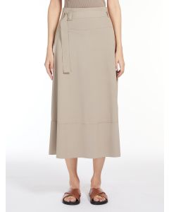 Max Mara - Gonna in jersey tecnico PONTIAC tortora