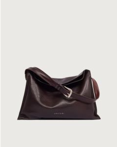 Orciani - Borsa Trinity Lagoon Midi a spalla in pelle t. moro