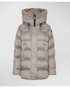 Peuterey - Fashion e functional superlight down jacket TAKAN MQ 01 FUR sesamo
