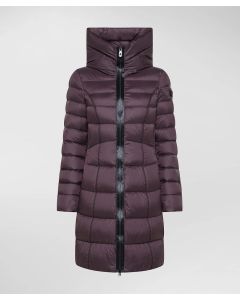 Peuterey - Piumino slim in 100% poliestere riciclato post consumo LEVARIA MQE plum