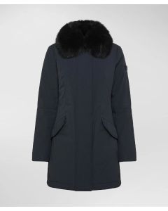 Peuterey - Giacca slim con pelliccia DESMOT KL FUR nero 