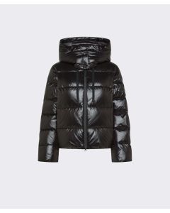Peuterey - Puffer jacket in nylon lucente KENID LKS GRS 01 nero