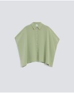 Aspesi - Camicia mod. 5451 in crepe de chine seta verdino