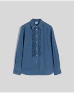 Aspesi - Camicia in chambray di cotone denim