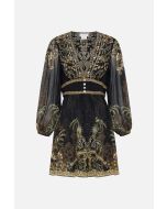 Camilla - Abito corto con cintura curva The Night is Noir