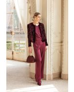 Clips - Camicia bordeaux
