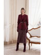 Clips - Giacca basica bordeaux