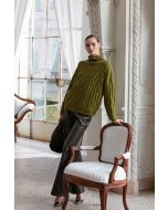Clips - Maglia collo alto pistacchio