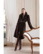 Clips - Cappotto ecopelo testa di moro
