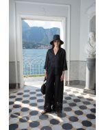 Clips - Camicia lino e pizzo nero