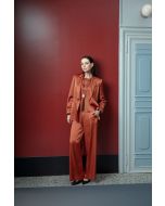 Clips - Pantalone largo ruggine