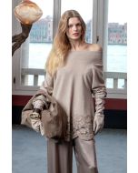 Clips - Maglia con pizzo grezzo
