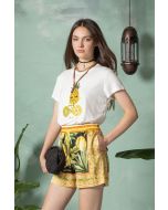 Clips More - T-Shirt ananas panna