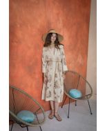 Clips Tricot - Camicione ricamato sabbia