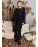 Clips Tricot - Maglia svasata nero