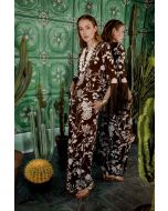 Clips Tricot - Pantalone di jersey moro panna