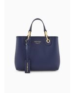Emporio Armani EW000361AF120361MB051 Shopper piccola MyEA stampa cervo blu