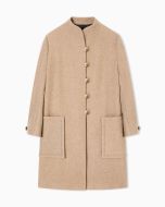 Emporio Armani EW002237_TE15835_O6002 Cappotto monopetto in misto lana icon grigio