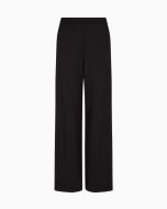 Emporio Armani - Pantaloni in jersey interlock capsule travel essential nero