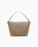 Emporio Armani EW003123AF19173U6192 Borsa hobo media in pelle con catena beige