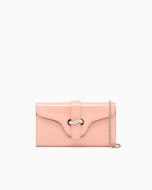 Emporio Armani - Mini bag a spalla in pelle verniciata beige
