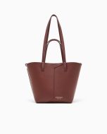Emporio Armani - Borsa a spalla in pelle Emporio Armani 1981 bordeaux