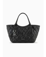 Emporio Armani Y3D277YWL2E180001 Shopper effetto nappa matelassé nero