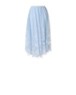Fabiana Filippi - Gonna ruota in pizzo azzurro cielo
