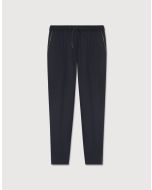Fabiana Filippi PADP02F361X8040000_5131P Pantalone gubbio in flanella blu inchiostro